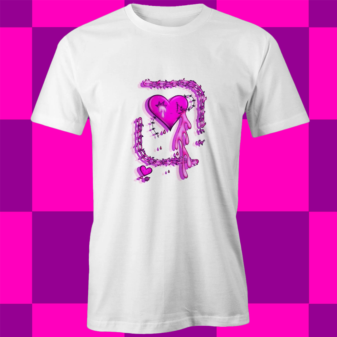 AU Store - bl33ding heartz tee